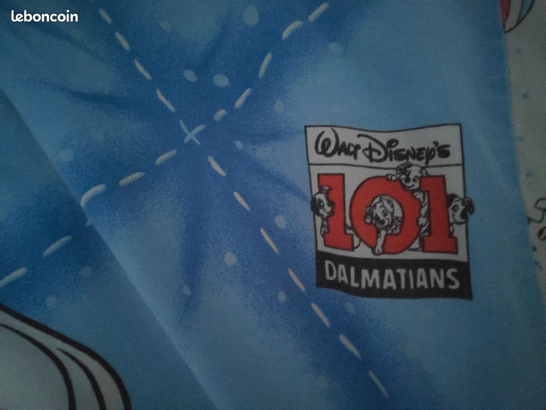 Vends drap housse et taie d'oreiller 101 dalmatiens (image 1)