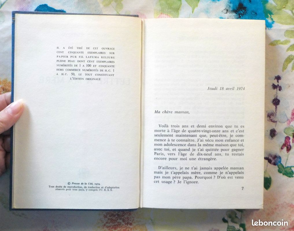 LETTRE A MA MERE de SIMENON Ed. Presses de la Cité (image 7)
