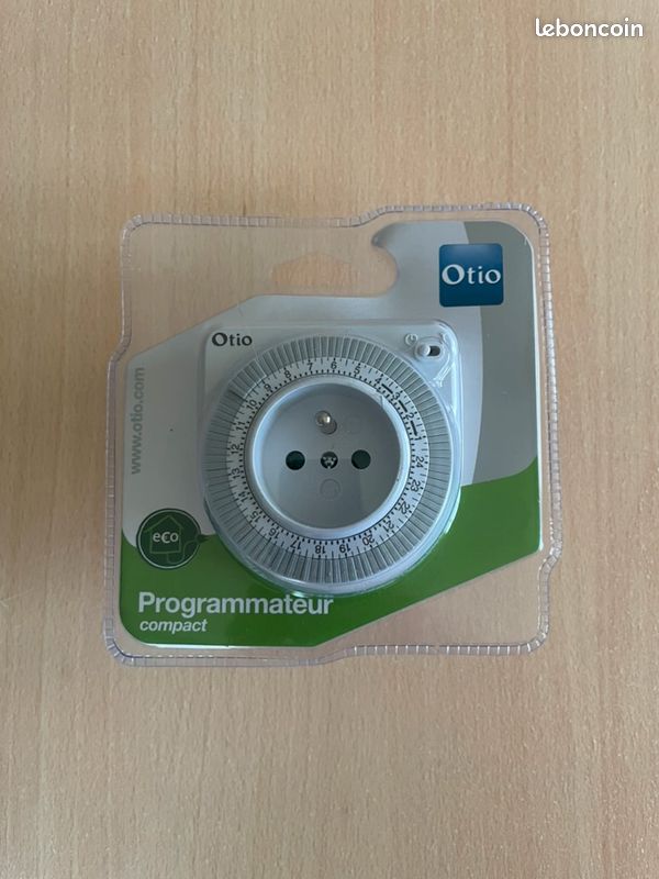 Lot de 3 programmateurs mécaniques compacts blancs (image 2)