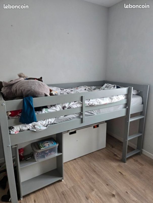 Lit enfant avec bureau (image 1)