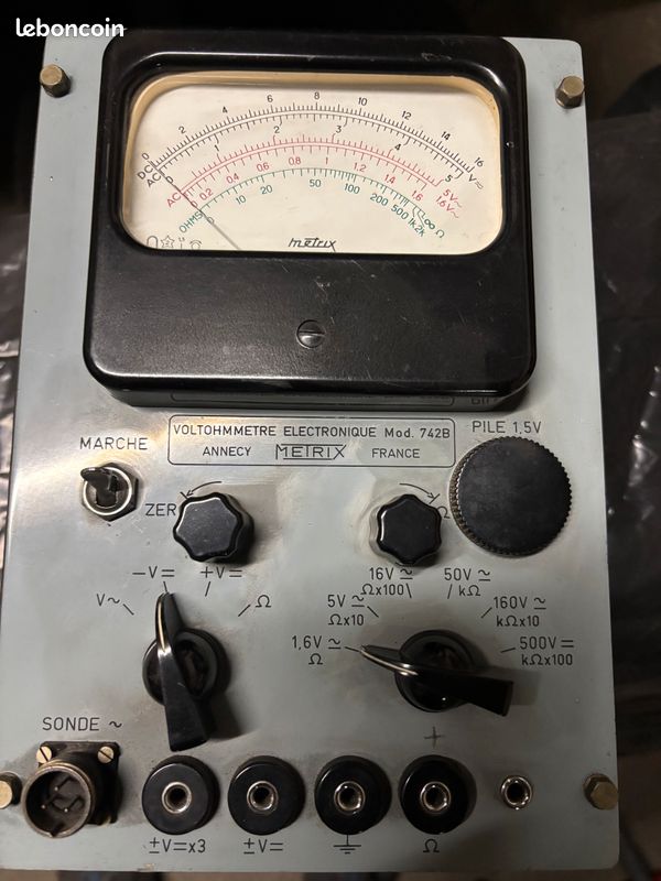 Voltohmmètre électronique 742b métrix (image 1)