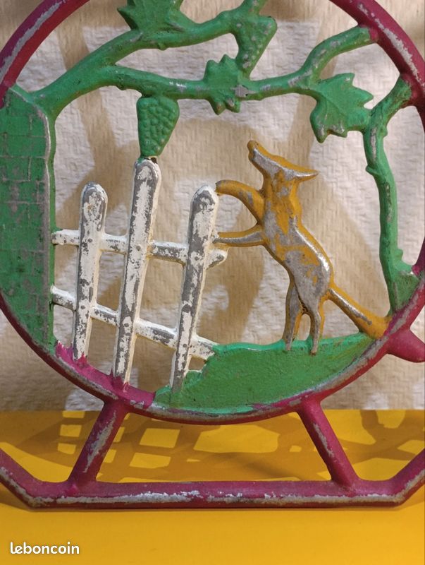Dessous De Plat Aluminium – Fable De La Fontaine 'Les Deux Chèvres' – Illustré Par Rabier