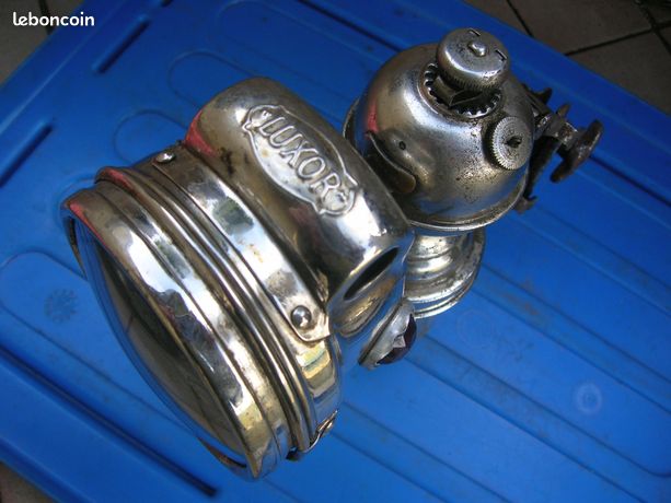 LAMPE FEU CARBURE Acetylene Velo Moto Ancien EUR 132,00 - FR