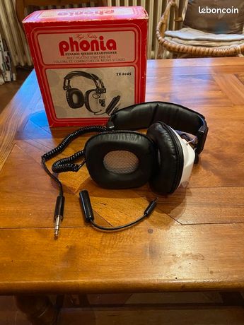 Casque Audio Vintage Phonia TE 1025 – Occasion – Look Rétro