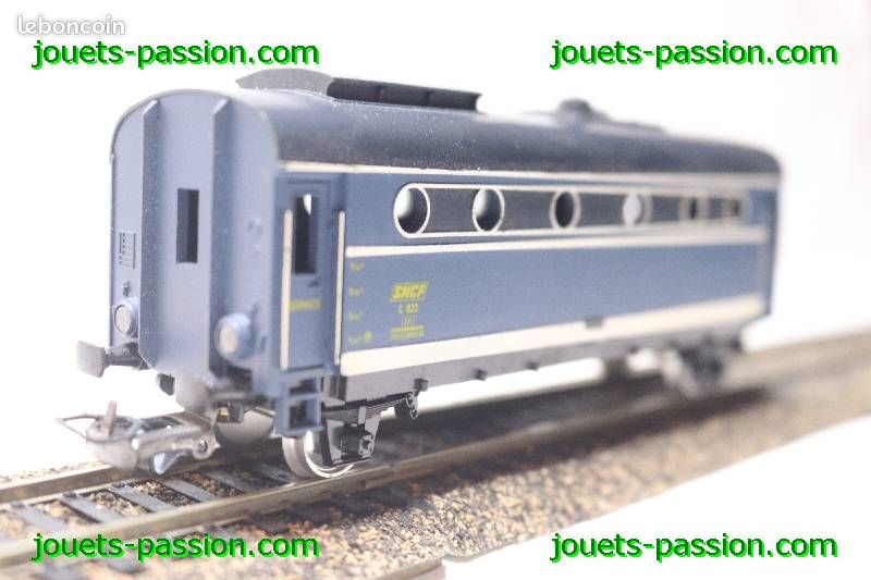 Wagon Fourgon Chaudière SNCF Jouef HO - Réf 5467 - Bleu - Très Bon état