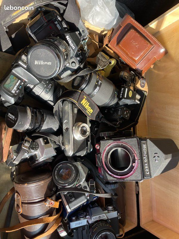 Lot appareils photo argentiques Nikon, Canon… - Photo, audio & vidéo