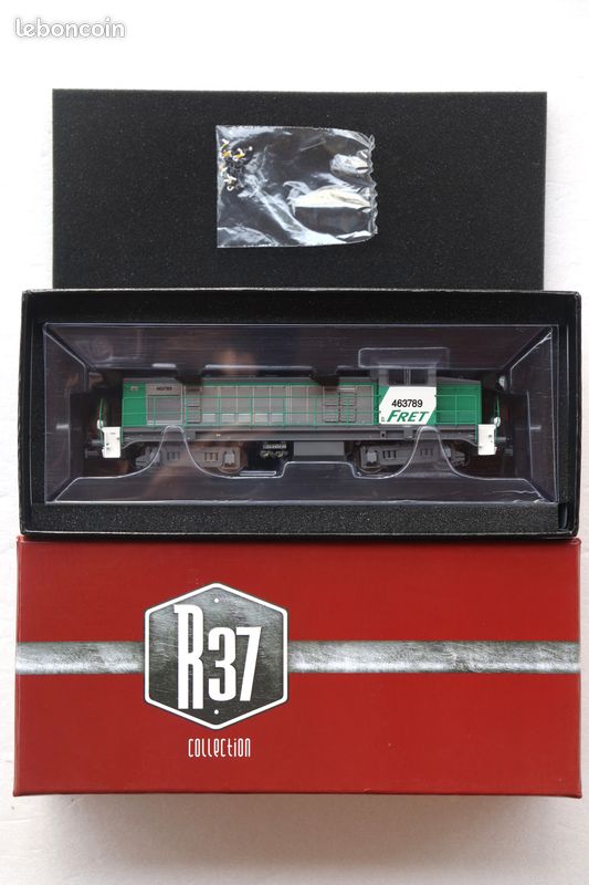 Locomotive Diesel Miniature BB 63789 - Dépôt Lyon-Vaise, SNCF Ep. V, R37 41107 - HO 1/87