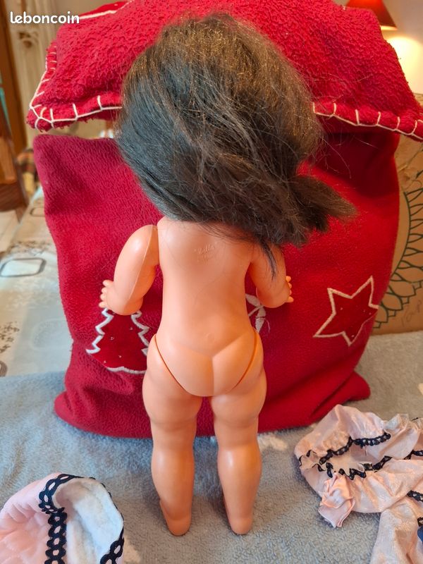 Poupée Vintage 38 Cm – France – Celluloïd Et Plastique – Années Inconnues