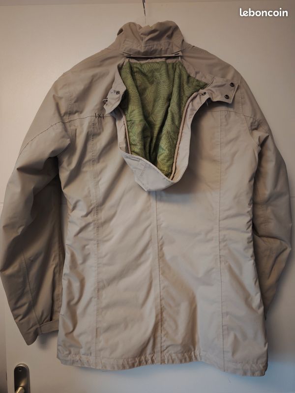 Veste Matelassée Beige Femme Taille 44 – Polyester – Très Bon état