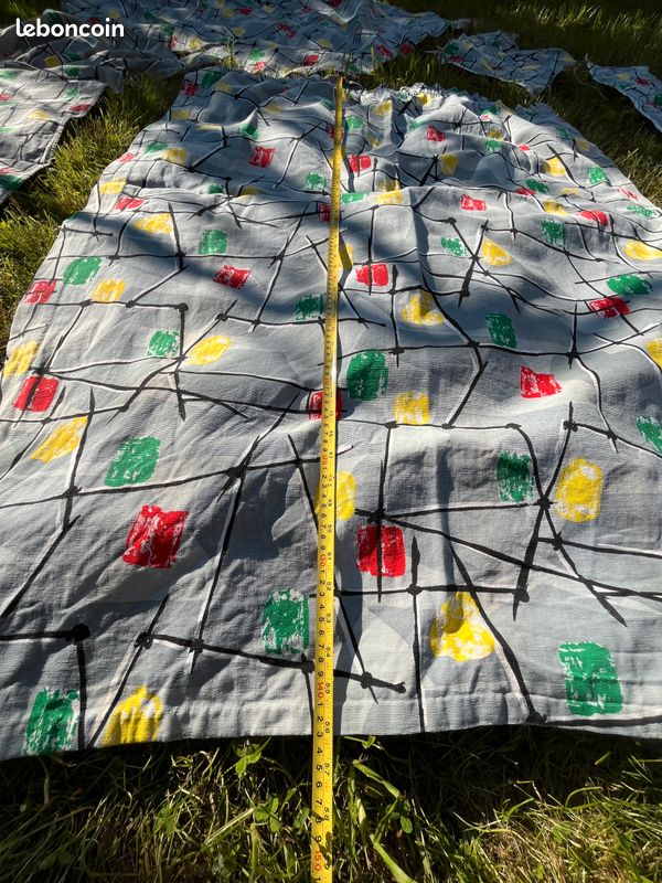LOT COUPONS TISSUS NOEL EN COTON