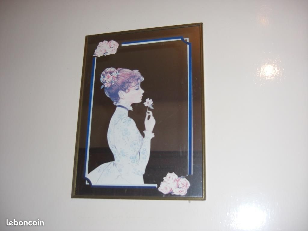 2 glaces miroir décor 'femme chic' (image 1)