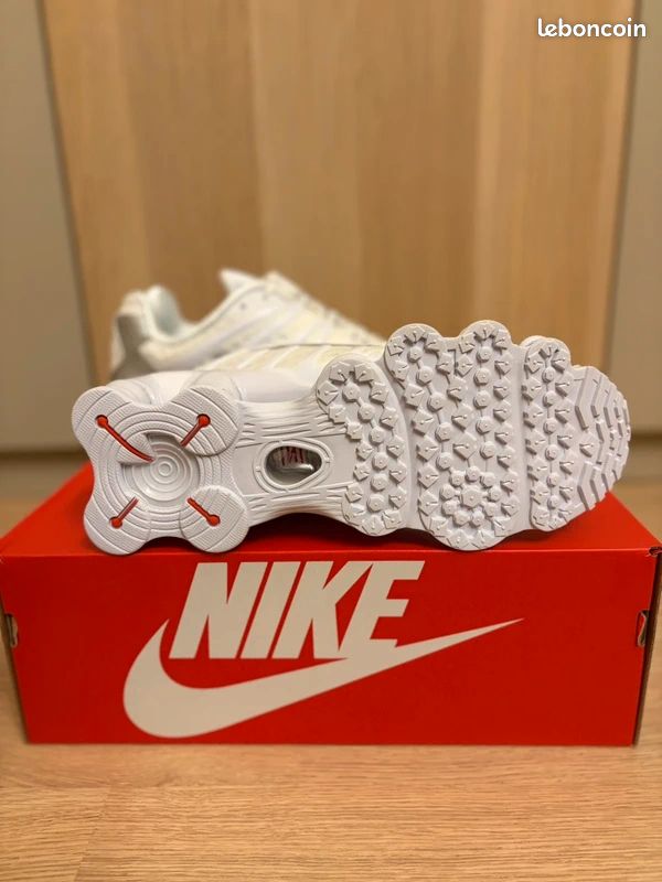 Chaussure Nike Shox TL blanc (image 6)