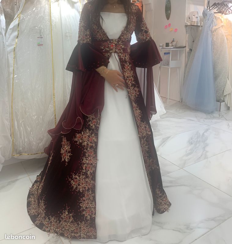 Robe de soirée henné / mariage (image 1)