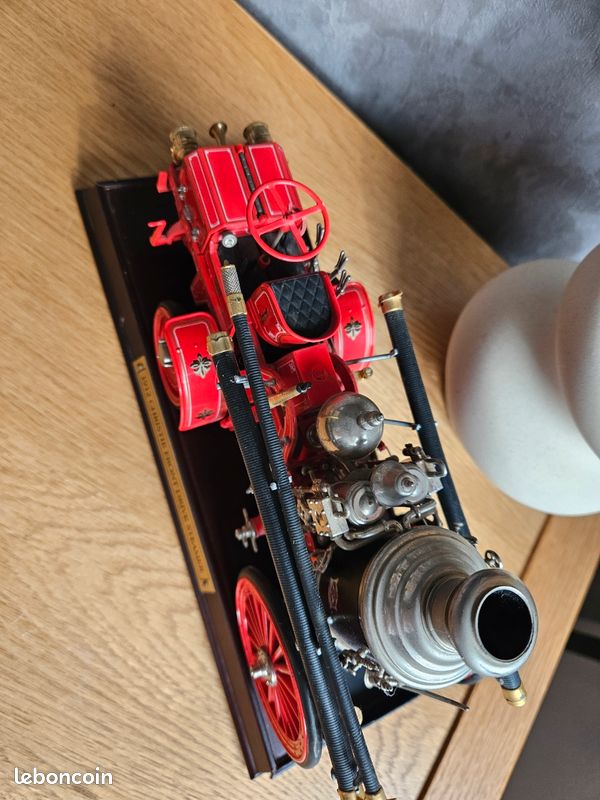 A collectable model of The 1912 Christie Front Drive Steamer by