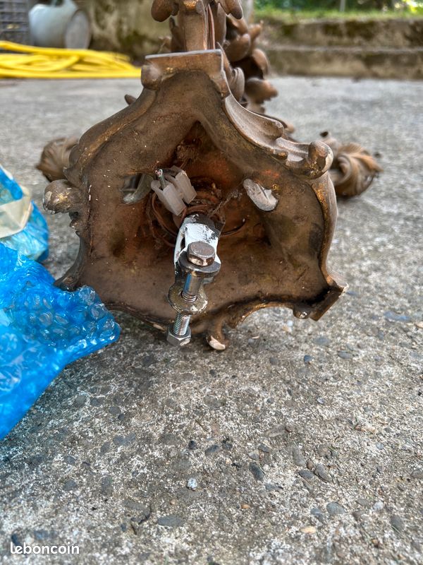 Vends lustre bronze fin 19eme (image 1)