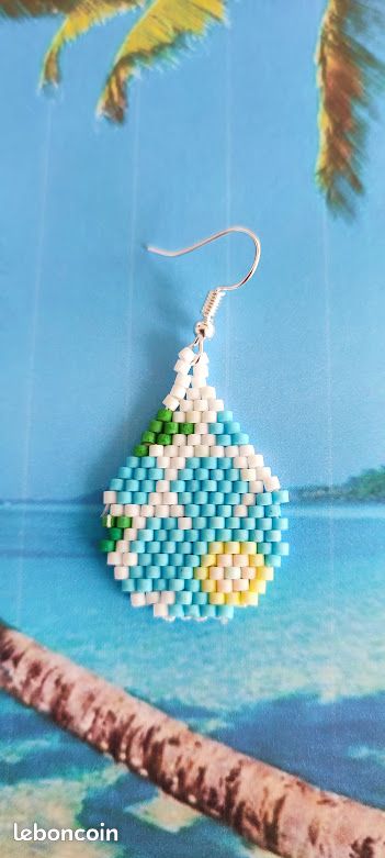 Boucle d'oreille fait main (image 2)