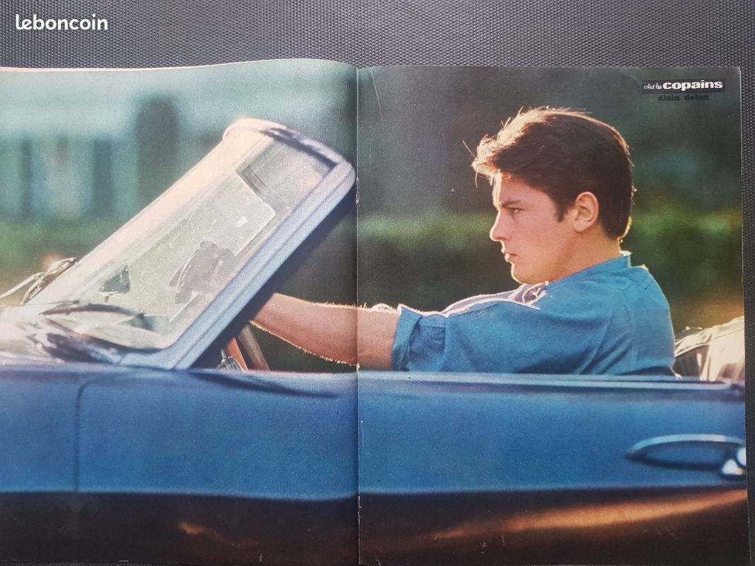 Salut les copains numero 30 poster Alain Delon inclus (image 3)