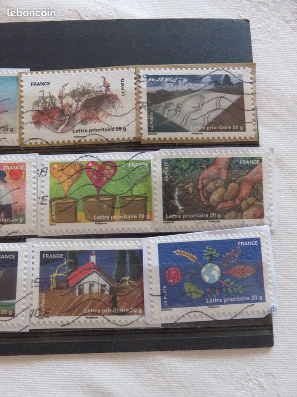 France Lot Timbres Euros Autoadhésifs Pour Affranchissement, Valeur