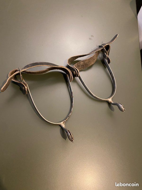 Éperons De Cheval En Acier Inoxydable à Tête Ronde Éperons Anglais Sans Danger Pour Cheval Pour Les Amateurs Equitation 94372411
