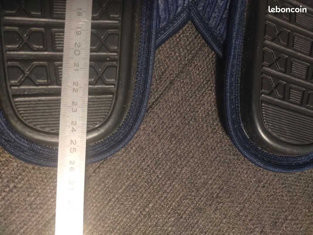 Chaussons homme neufs T 42 bleu (image 10)
