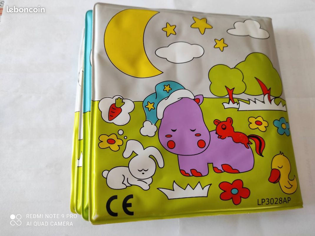 Livre de bain bébé animaux mixte caro07380 (image 2)