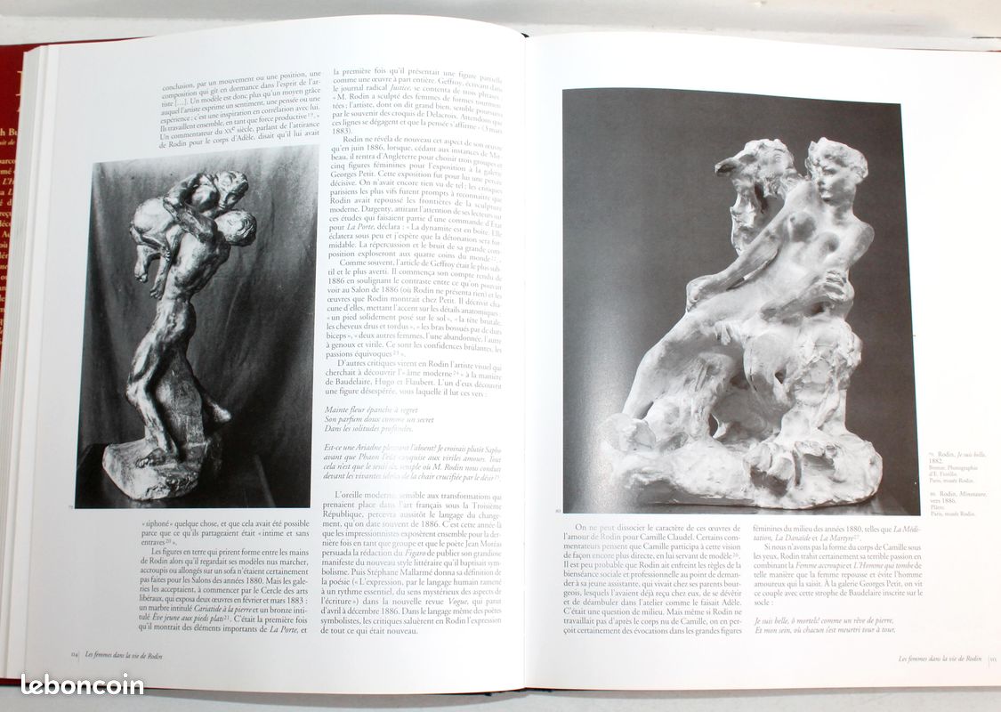RODIN LA SOLITUDE DU GENIE de RUTH BUTLER 1998 GALLIMARD LIVRE ART SCULPTURE STATUE (image 3)
