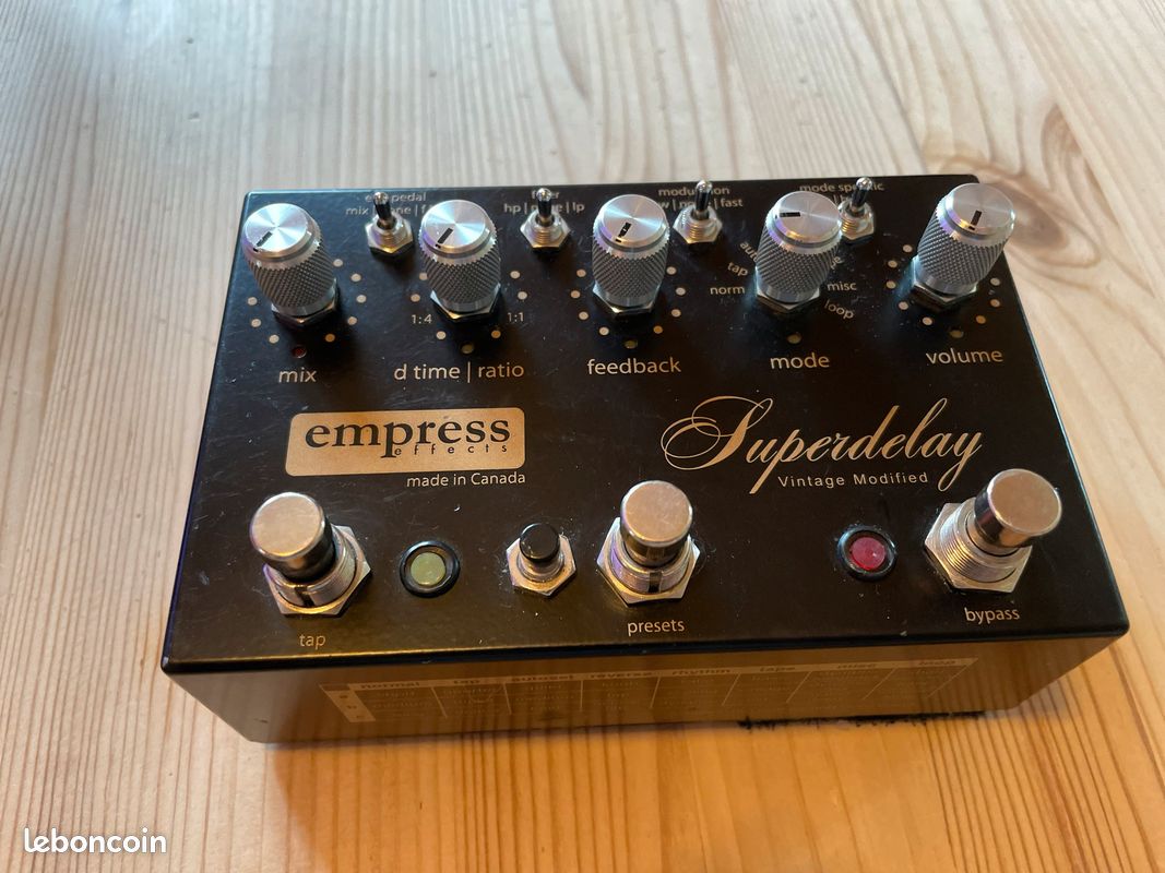 Empress Effects Superdelay Vintage Modified - Instruments de musique