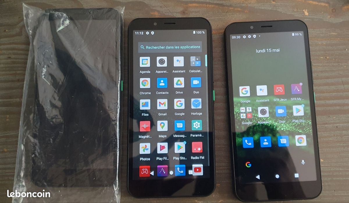 Smartphone Android Altice E54 batterie amovible 32Go double sim comme neuf (image 2)