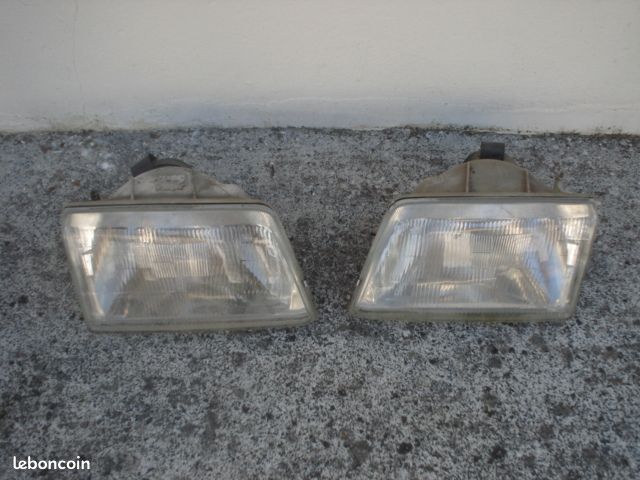 Optique Phare droite gauche peugeot 205 (image 1)