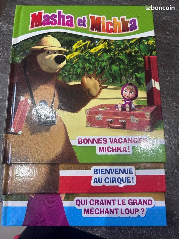 3 Livres masha et michka (image 1)