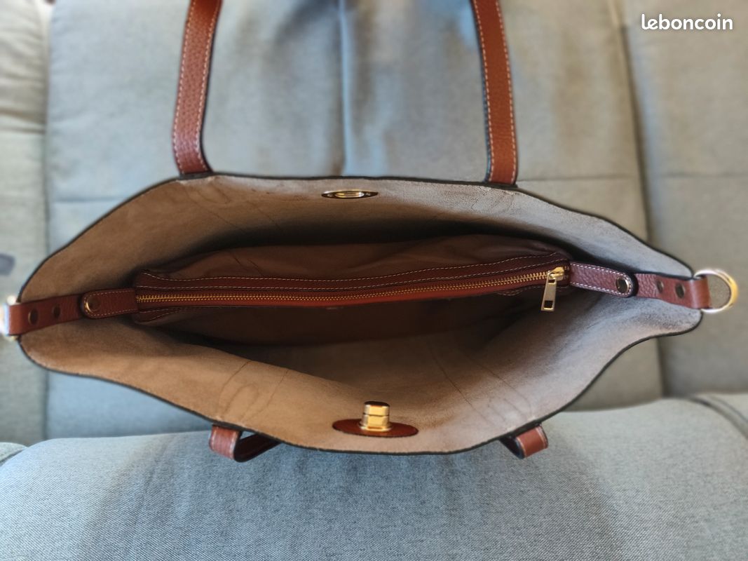 Sac à main cabas "Leonarr x Swan" en cuir (image 3)