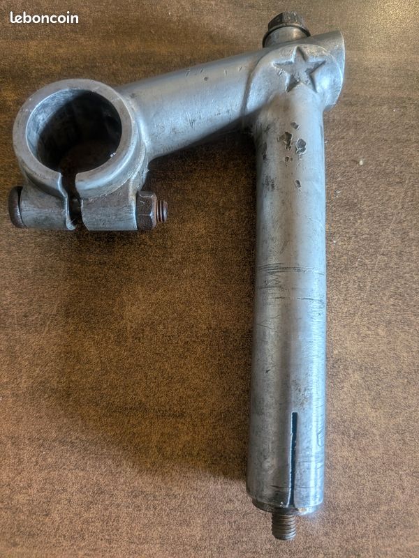 Potence Vélo Aluminium Belleri Peugeot Vintage - Stem De Cyclisme Ancien