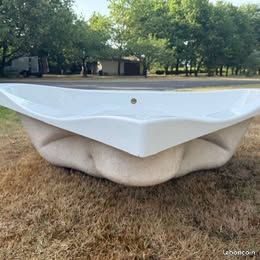 Baignoire d'angle résine polyester (image 6)