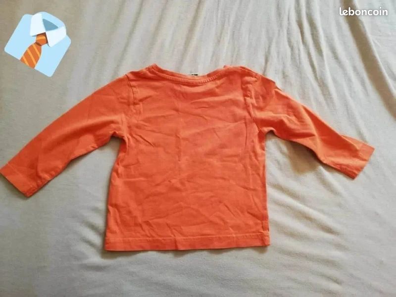 Tape à l’Œil Maillot Daytona Vintage 2 Ans 86 cm Bon état Orange (image 2)