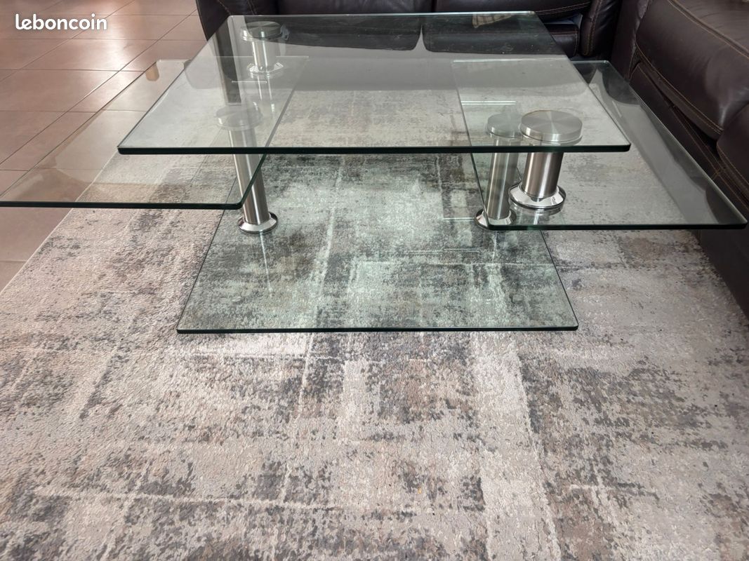 Table basse en verre modulable (image 10)
