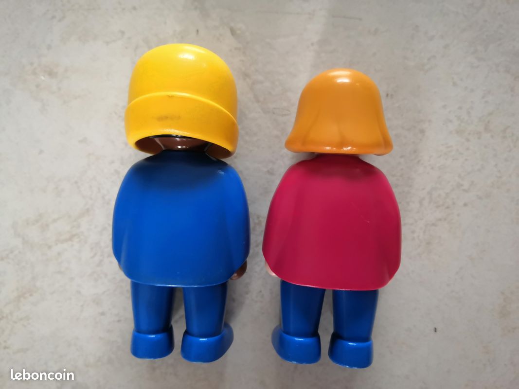 2 personnages Playmobil 1 2 3 (FAB) (image 2)