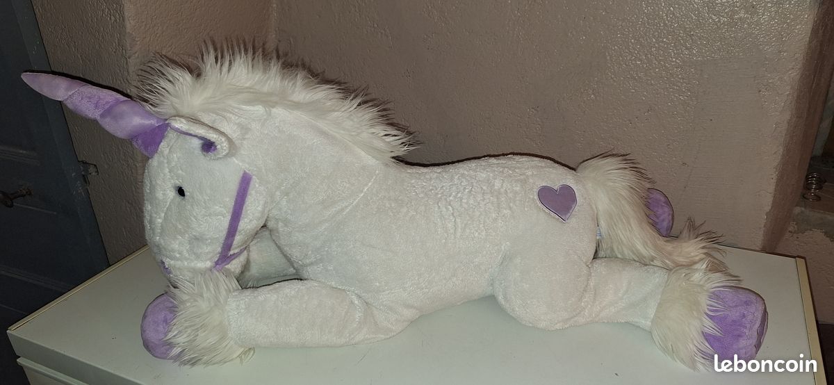 Peluche licorne 100 cm gipsy Jeux Jouets