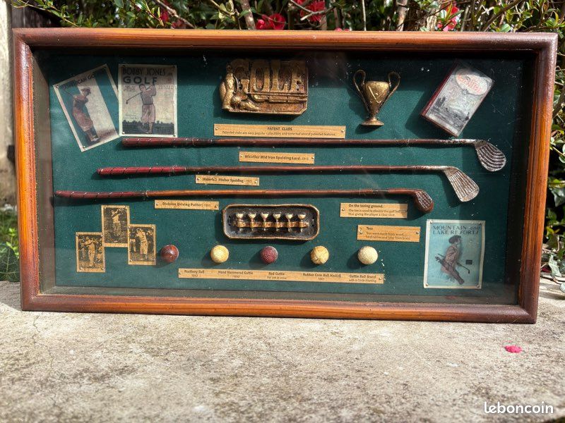 Magnifique cadre pour amateurs de golf - Décoration