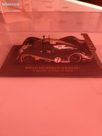 Miniature IXO 1/43 Bentley EXP Speed 8 #7 Le Mans 2001 - LMM029 - état Neuf