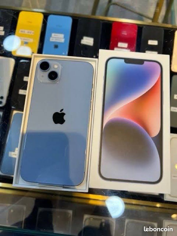 Bonjour, je vends iPhone 14+ 128G avec garantie et facture (image 1)