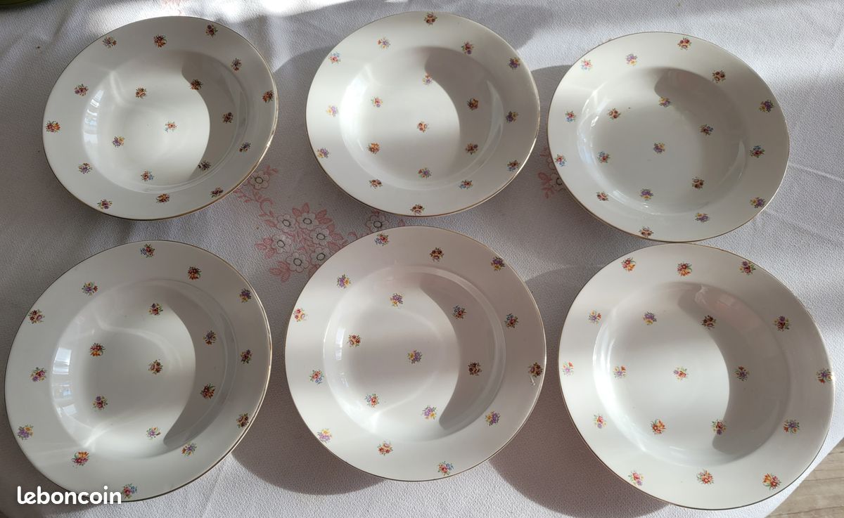 6 assiettes à pain 16 cm métal argenté Gallia Christofle | €420