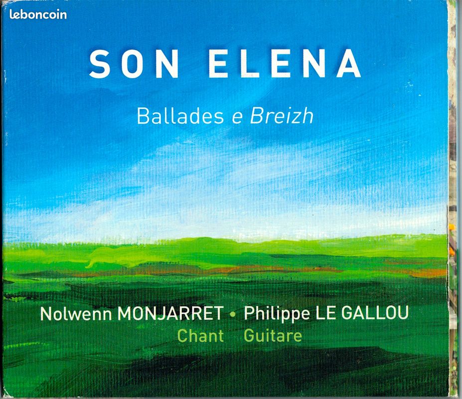 Nolwenn Monjarret - Philippe Le Gallou CD Son Elena / Ballades e Breizh (dédicacé) (image 1)