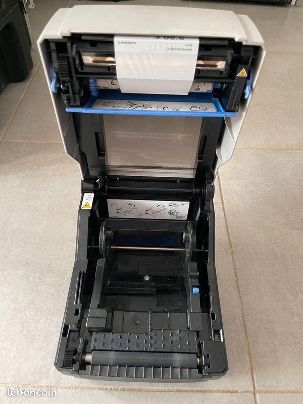 2 dispos SATO CG408TT-LAN imprimante professionnelle d’étiquettes à transfert thermique (image 2)