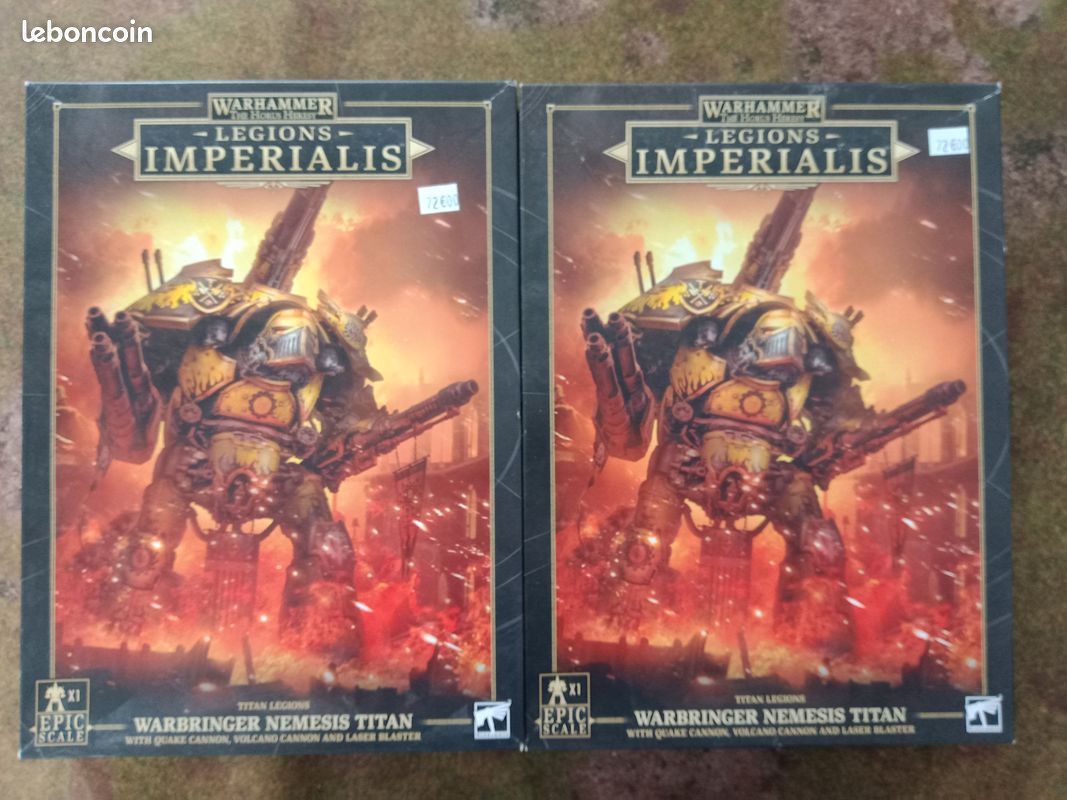 Legions imperialis 2 warbringer nemesis titan neuf warhammer horus heresy (image 1)