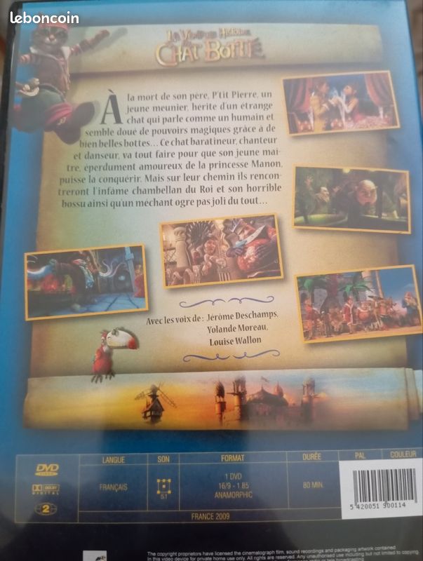DVD la véritable histoire du chat botté (image 3)