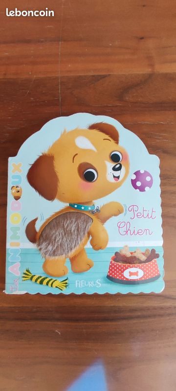Livre d'éveil enfant petit chien 0-3 ans (image 1)