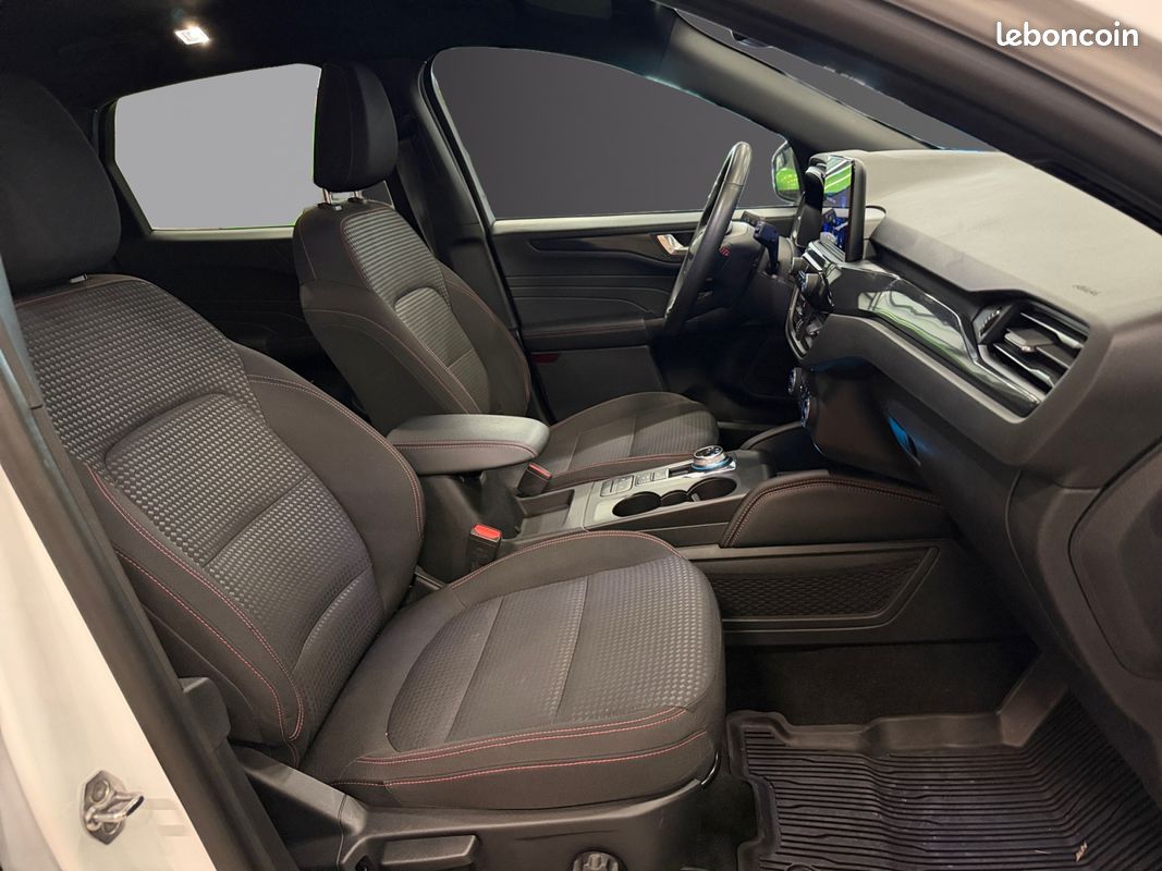 FORD KUGA III 2.5 FLEXIFUEL 190 FHEV ST LINE ECVT / Sieges AV - ARR + Volant Chauffant / CarPlay / Caméra (image 10)