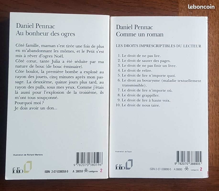 Livres de Daniel PENNAC (image 2)