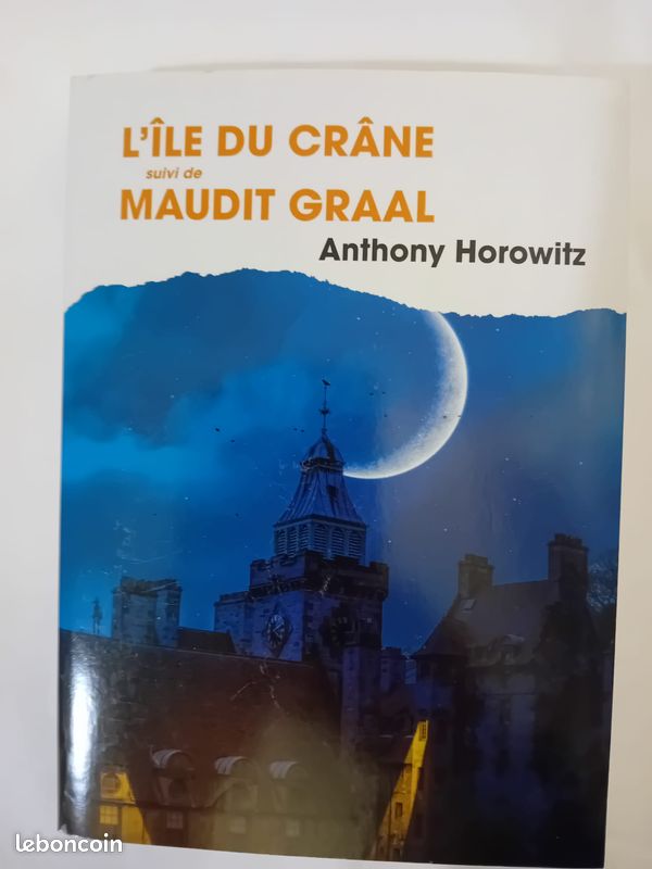 L'île du crâne - maudit graal - Anthony Horowitz - 2 romans jeunesse (image 1)