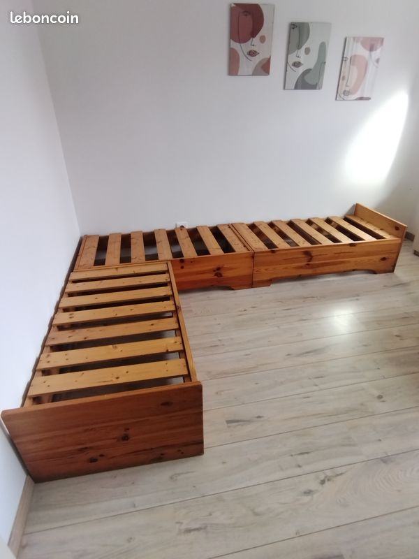Sommier modulable en banquette pour salon (image 2)
